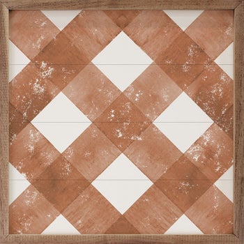 Fall Plaid Diagonal Orange